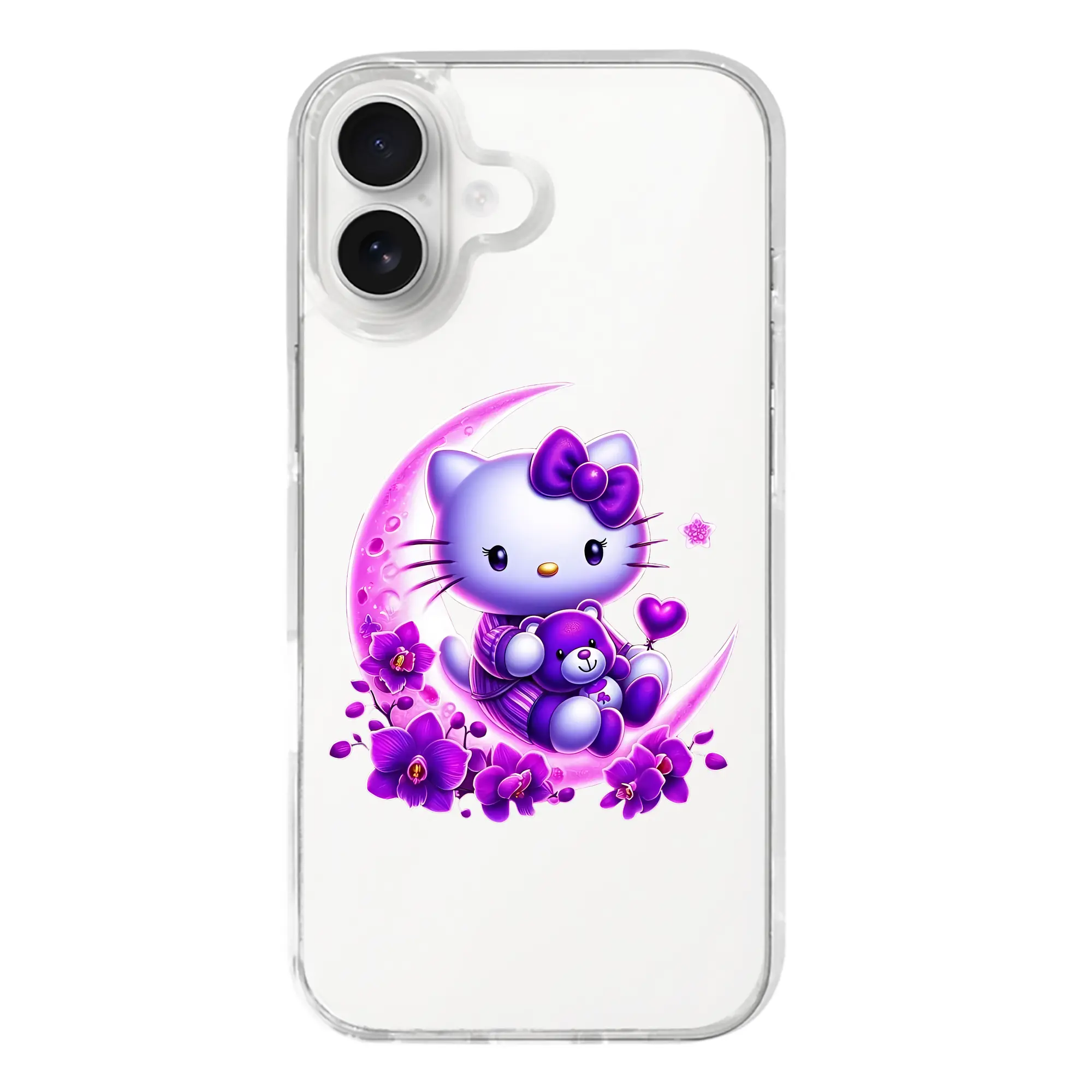 サンリオ グッズ,ハローキティ - iPhone 17シリーズ 透明スマホケース – 薄型・耐衝撃・精密フィット保護カバー